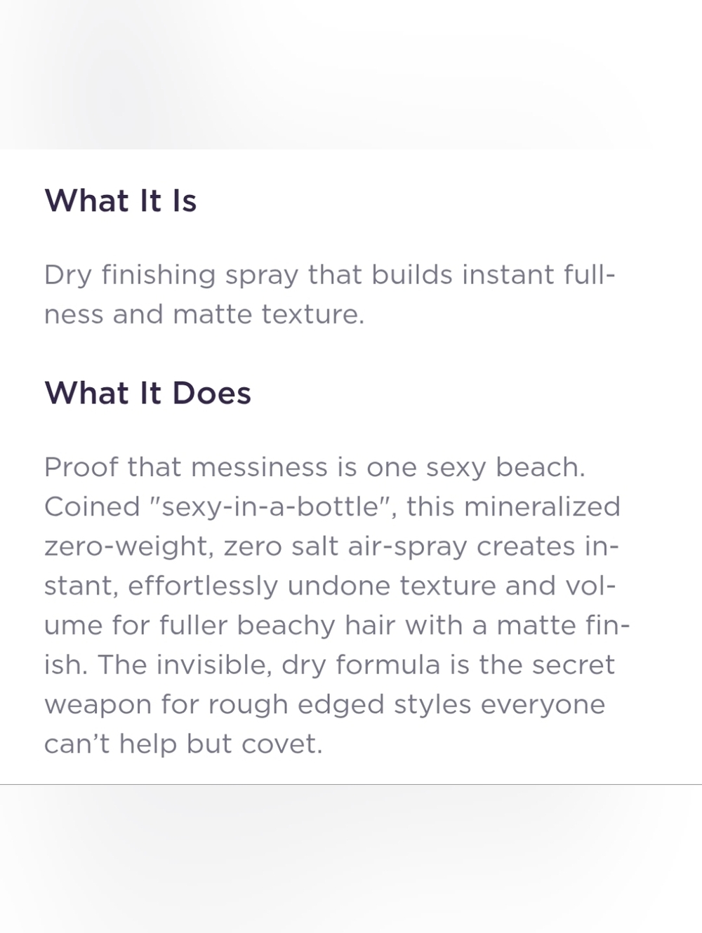 amika: un.done Texture Spray - Picture 2 of 3